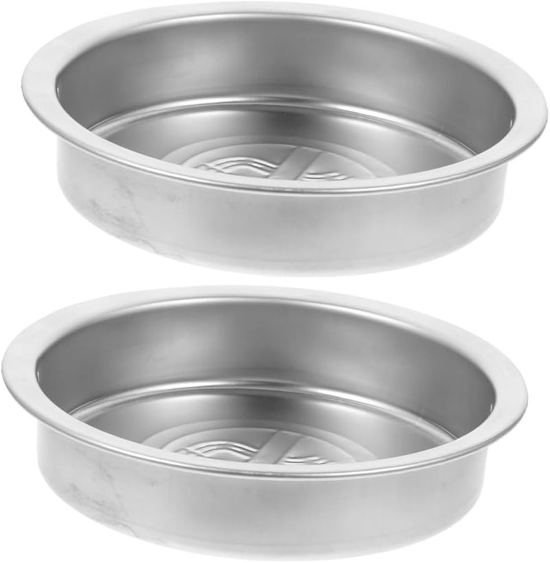 2Pcs Stainless Steel Patio Ashtray Replacement for Outdoor Trash Cans Easy Disposal Garbage Bin Accessory - Image 1